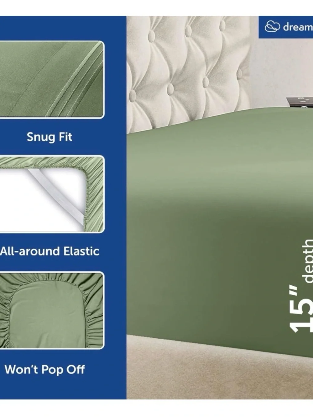 King Size 4 Piece Sheet Set